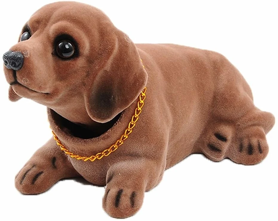 Simulation Shaking Head Dog Decor Bobble head Toy Car Interior