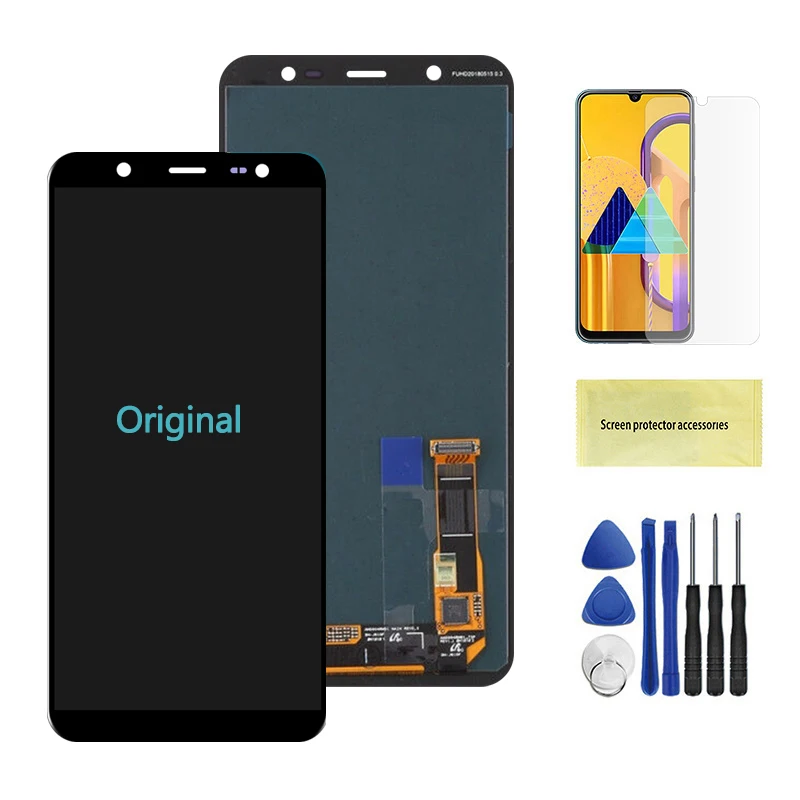 6 0 ''оригинальный J810F ЖК дисплей для SAMSUNG Galaxy J8 2018 сенсорный экран запасные