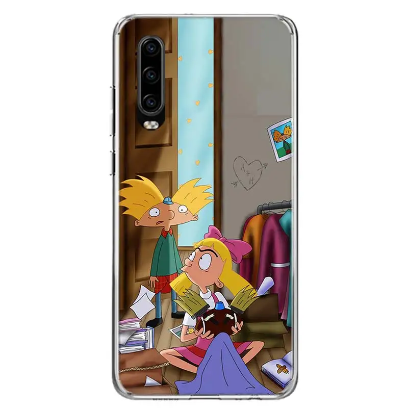 Эй, Арнольд черная крышка чехол для телефона для huawei P30 P20 Коврики 30 20 10 Pro P10 Lite P Smart Z+ корпус под плетенную сумку Капа
