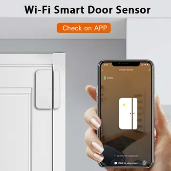 

Smart Security Gap Sensor Home Wireless WiFi Door Sensor Door Detector Home Security Sensor Security Burglar Alarm Sensor