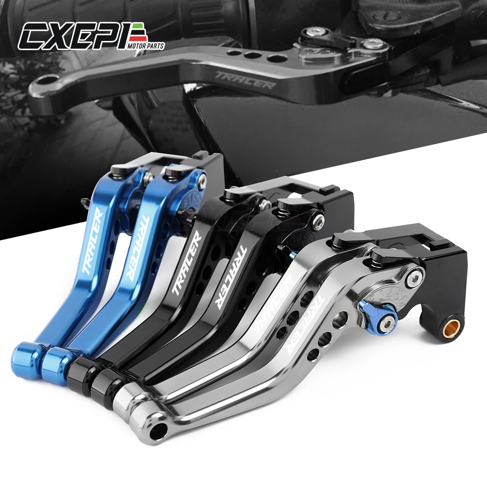 Короткие мотоциклетные рычаги для Yamaha Tracer MT07 FZ07 mt09 FZ09 2014 2015 2016 2017 2018 2019 регулируемые сцепления с ЧПУ|Рычаги