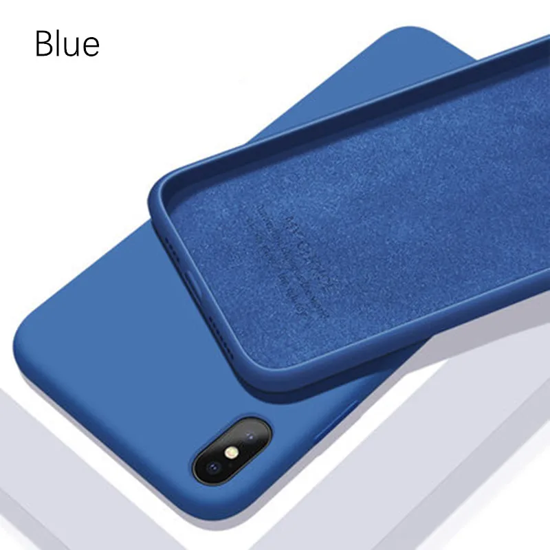 Жидкая силиконовая мягкая защитная задняя крышка для Meizu 16th 16s Pro 16X 16XS 16T карамельный чехол для телефона coque fundas - Цвет: Blue