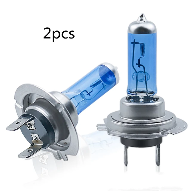 2Pcs H7 55W/100W 12V 3500-4500k Xenon Gas Halogen Headlight White Light  Lamp Bulbs Car Lights Exterior Auto Light Car Styling