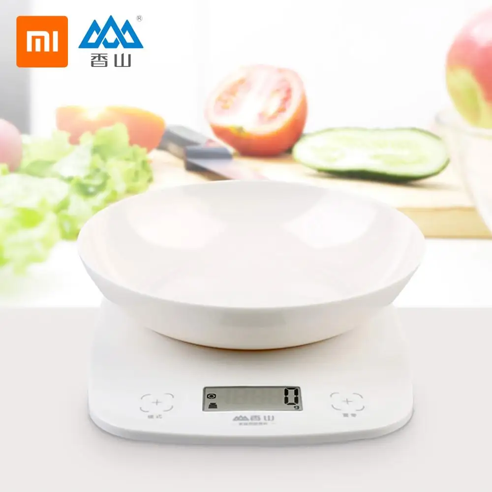 

Xiaomi SENSSUN LCD Electronic Kitchen Scale Ultrathin Digital Scale With tray Bake tool Precision Weighing of food, flour, milk