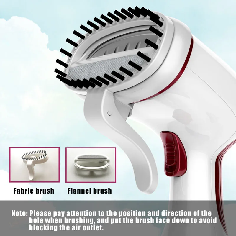 

Portable Handheld Clothes Steam Iron 110V Garment Steamer with 260ML Water Tank for Travel PI669