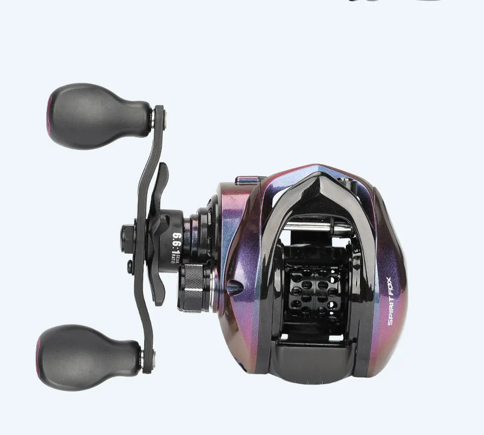 TSURINOYA Baitcasting Reel SPIRIT FOX-150 8+1BB Max drag power 6kg Bait Casting Fishing Reel Moulinet Magetic Brake System