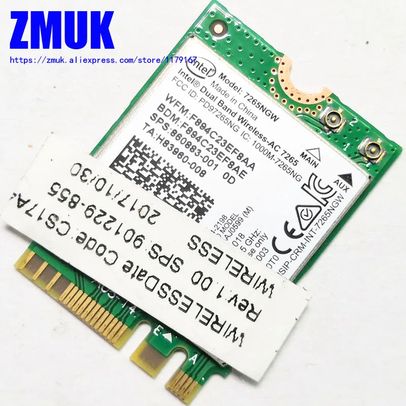 HP 709848-005 - Realtek RTL8188EE WiFi Wireless N PCI-E Half-Height Card - CPU Medics