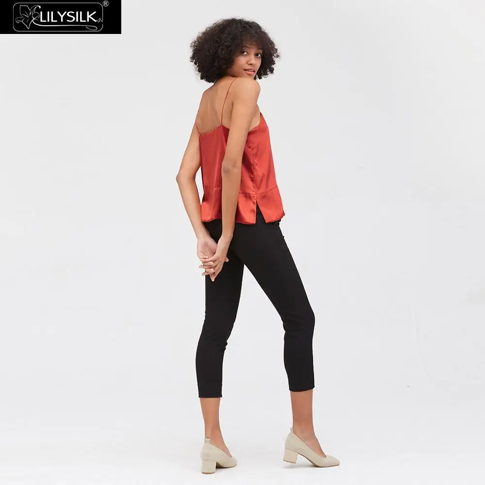 LilySilk шелковые кофточки повседневные с плоской горловиной свободные женские мягкие Новые