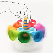 Clochette à main colorée pour l'éducation précoce, divertissement Musical pour enfants, Instrument pour bébé, pour la garderie
