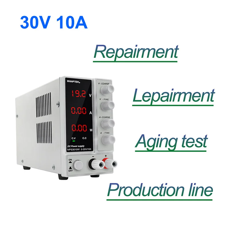 

DC Switch Adjustable Power Supply Experimental Unit Desktop Power Digital 30v 10a 60v 6A 5A 120V 3A Power Supply with Power