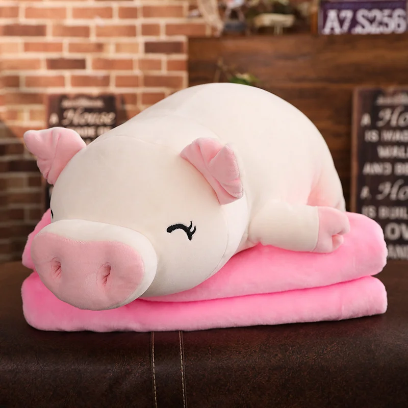 Mooie Zachte Down Katoen Varken Pluche Pop Gevulde Roze Varken Pop детское программное обеспечение Kussen Cadeau voor Vriendin 1 шт. 40-100 см