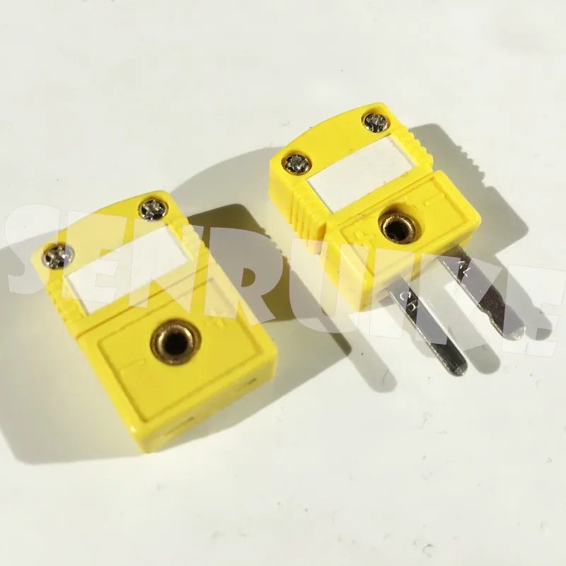 Tipo K Termocupla Conectores IEC Colores