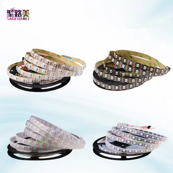 

WS2813 led pixel strip 1m/5m Dual-signal 30/60/144 pixels/leds/m IP30/IP65/IP67 waterproof DC5V RGB individually Led Strip tape