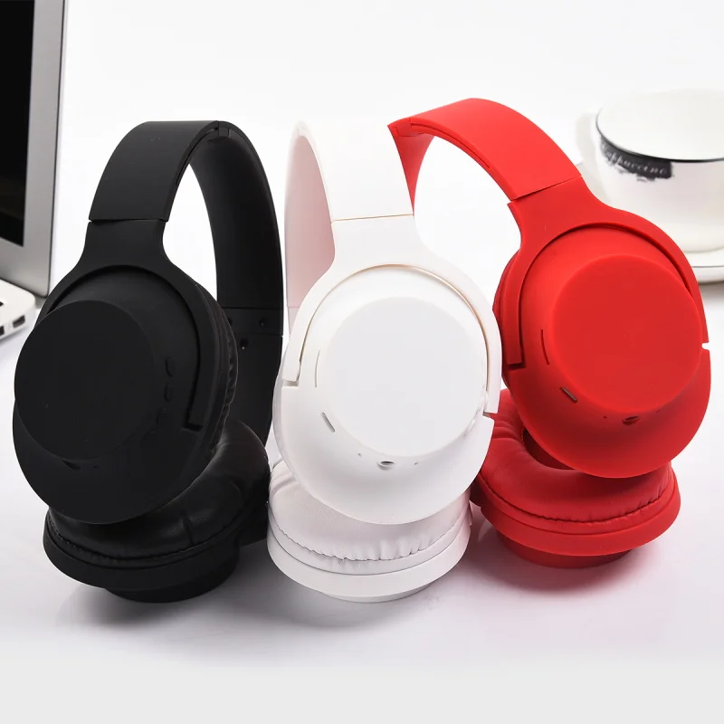 Беспроводные наушники с Bluetooth, складная игровая гарнитура с глубоким басом, музыкальная повязка на голову, наушники со слотом для карт TF, микрофон