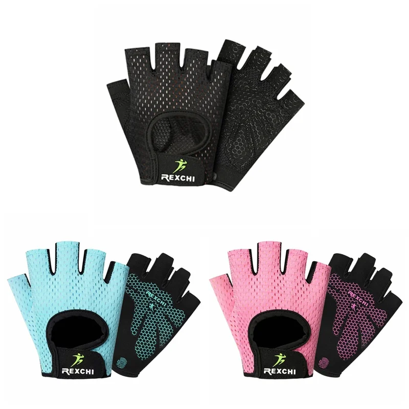 

Breathable Silicone Non-slip Gloves Gym Exercise Sports Gloves Support For Powerlifting Cross Training Fitness Mitts