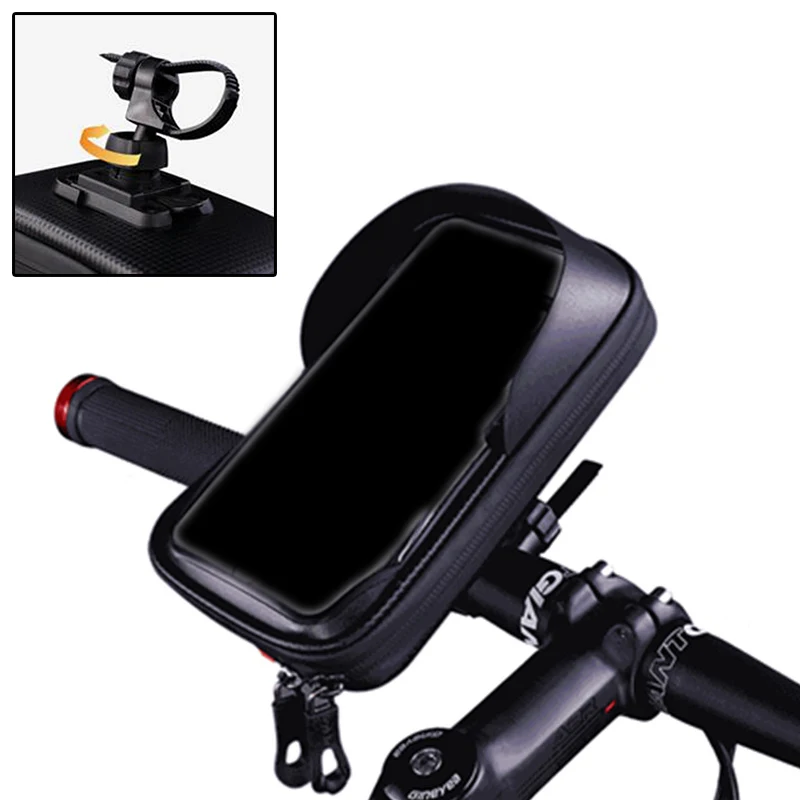 

Mountain Bike Bicycle Front Frame Bag Mobile Phone Holder Riding Accessories