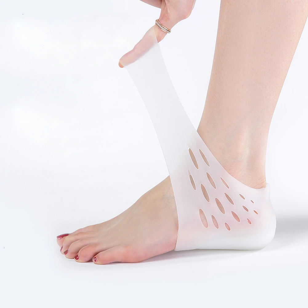 1 пара унисекс, невидимые стельки для носков, накладки на пятку, силиконовые стельки, массажные эластичные дышащие стельки, противоскользящие накладки на пятку