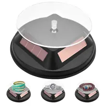 

50% Hot Sales Solar Display Stand Turntable Rotating Showcase Collection Shelf for Phones Jewelry Cameras Watches