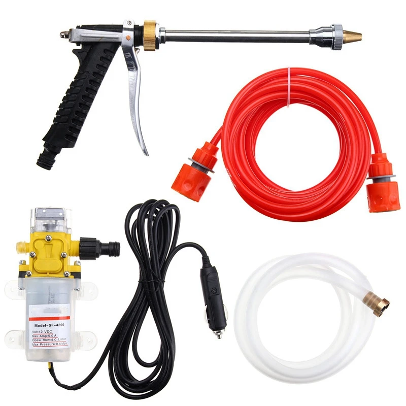  DC 12V High Pressure Car Washing Machine Cleaner Spray Pump Sprayer Tool Car Wash