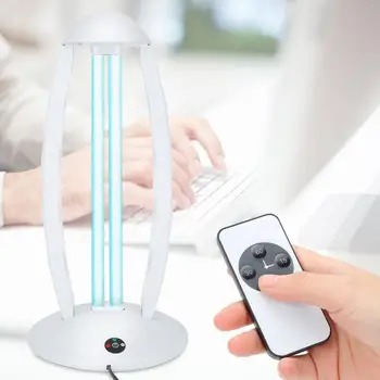 

UV Sterilization Lamp Portable Ozone Ultraviolet Light LED UV Tube lamp with Remote Control for Home Car Household Appliance