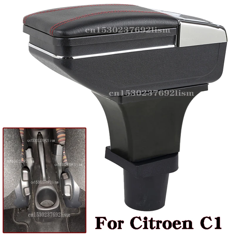 

For Citroen C1 armrest box Interior Parts special Retrofit parts Car Armrest Center Storage box