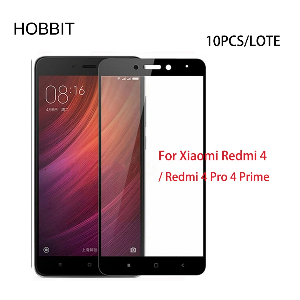 10 шт для Xiaomi redmi 4 redmi 4X0,3 мм 2.5D 9H полное покрытие Премиум Закаленное стекло протектор экрана для redmi 4 Prime 4 Pro