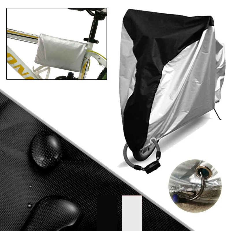 Bicycle Waterproof Cover Outdoor Portable Scooter Bike Rain Dust Cover Bike Protect Gear Cycling Bicycle Accessories