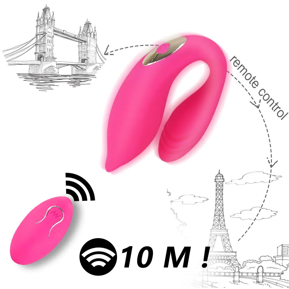 Вибратор игрушки для пар 10 скоростей влагалище Массажер точки G Стимулятор