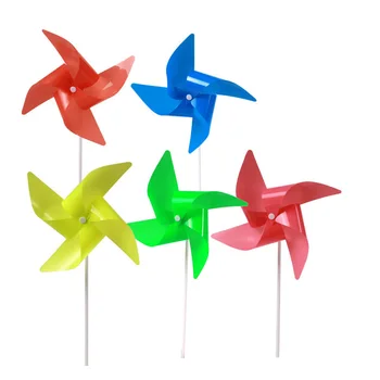 20 sztuk partia Solid Color DIY wiatrak dekoracyjne wiatrak zabawki dla dzieci prezent tanie i dobre opinie SZJUYI 4-6y 7-12y 12 + y CN (pochodzenie) Z tworzywa sztucznego Unisex Pojedyncze