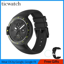 Оригинальные Смарт-часы Ticwatch S Knight, Android Wear 2,0, Bluetooth 4,1, wifi, частота сердечных сокращений, IP67, водонепроницаемые, встроенные gps спортивные часы