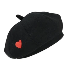 Женские весенне-Зимние береты, шапки, практичные удобные винтажные береты, однотонные кепки, женская шапка, теплая шапка