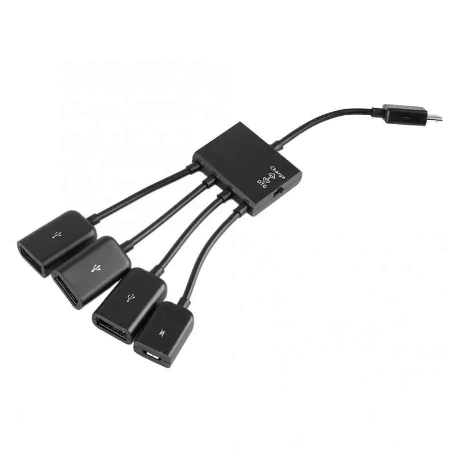 Микро usb-хаб OTG Зарядное устройство хост кабель Шнур кардридер конвертер адаптер