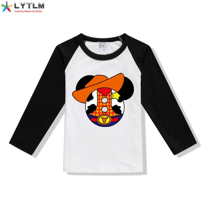 LYTLM/футболка для мальчиков 10 лет, Ropa Juvenil, футболка детская ковбойская Одежда для мальчиков зимние футболки с длинными рукавами для маленьких мальчиков топы для маленьких мальчиков - Цвет: CX Raglan Black