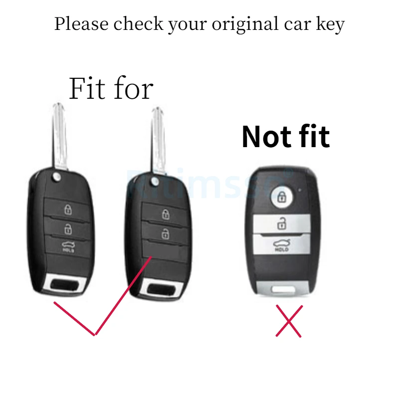 Carbbon ABS Car Key Cover Case for KIA Sportage Ceed Rio Cerato Soul for KIA Rio X Line Sportage Cerato Ceed Key Holder key case cover key case car key shell