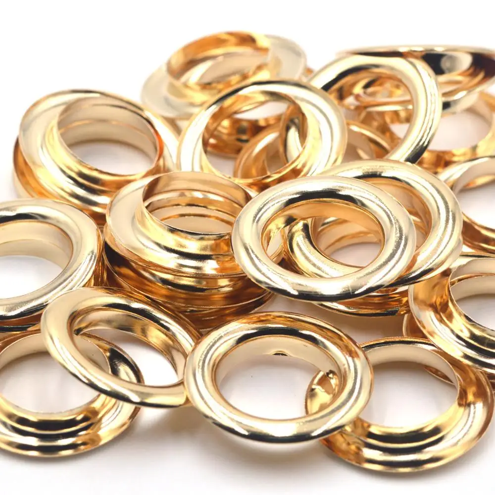 Pure brass material big size grommet eyelet 10sets 20mm with washer fit leather DIY craft shoes belt cap KALASO