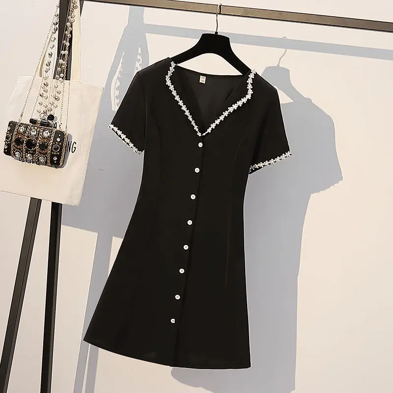 

Summer Dress 2020 Long Shirt Dress Women Office Turn down Collar Solid color Black Yellow 4XL Plus size Ladies Casual