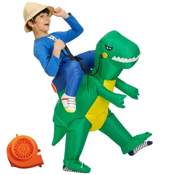 

Hot Dinosaur Inflatable Costume Halloween Christmas Carnival Party Costume Dinosaur Toy Mount Festival Prank Costume Toys TOB