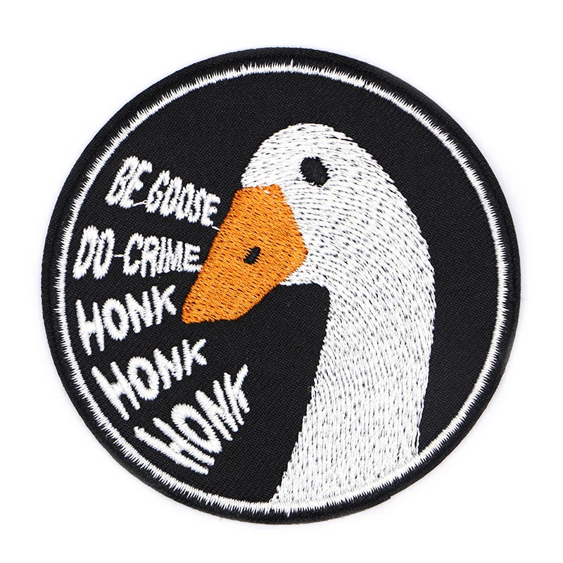 

K2477 Goose Cartoon Embroidery Patches For Clothes DIY Iron On Patches On Clothes Patch