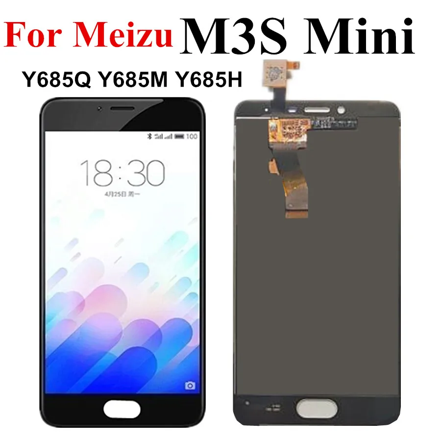 5 0 &quotЖК дисплей для MEIZU M3S Mini LCD кодирующий преобразователь сенсорного экрана в