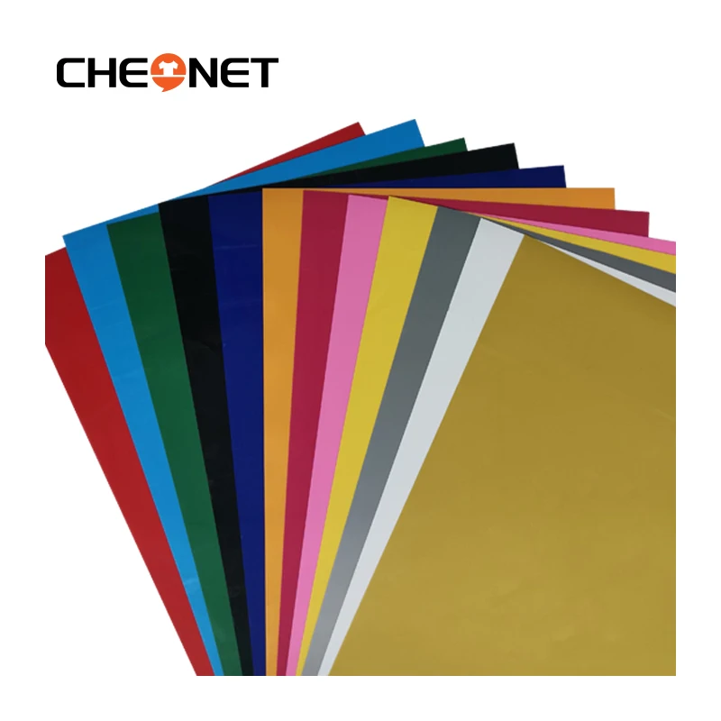 

Free Shipping 12 Sheets/Colors A4 Sample PVC Heat Transfer Vinyl Iron On Vinyl Heat Press Machine Cutting Plotter HTV T-Shirt