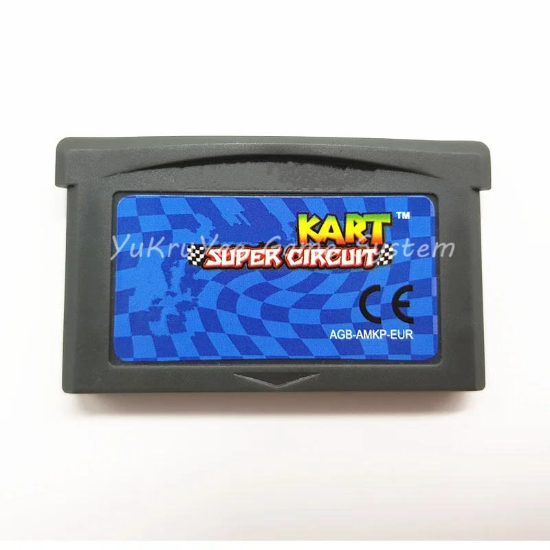 SuperMarioo серии видеоигры карты памяти картридж для 32 бит консоли аксессуары - Цвет: Mari Kart