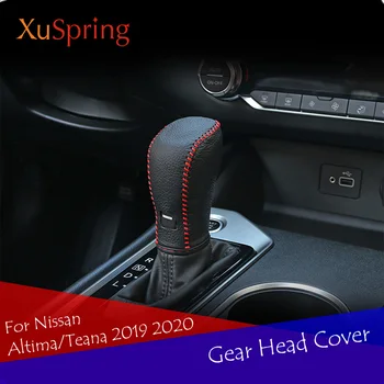 

Car gear shift cover gearbox cover leather style car cover auto model For Nissan Altima/Teana 2019 2020