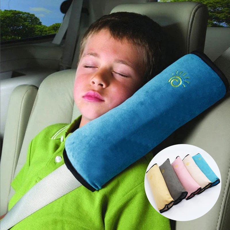 Safety Child Car Seat Belt Cover Car Sleep Pillow Shoulder Pads Cover Cushion@#