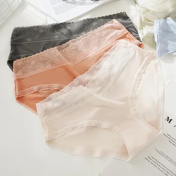 

Ultra-Thin Lace Panties for Women Sexy Briefs Comfort Underwear Panty Female Lingerie Cool Girls Mid-Rise Panties Intimates