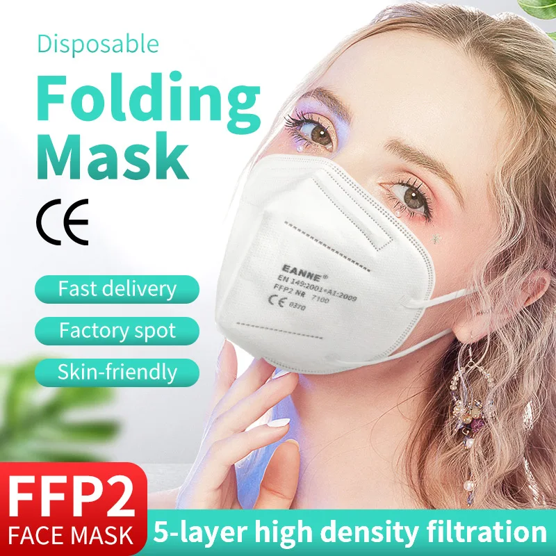 Маска kn95 ffp2mask многоразовая сертифицированная ce для взрослых ffp2многоразовая