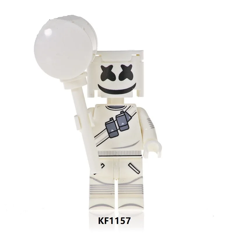 KF1157 20Pcs No Box 20 шт. строительные блоки рок-группа guns N' Roses Axl Rose DJ Ashba Stinson Frank Ferrer либхер Фигурки игрушки для детей KF6105 - Цвет: KF1157 20Pcs No Box