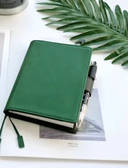 Япония А6 А5 записная книжка ежедневник billbook Хобо Технические характеристики Обложка в японском стиле icecream цвет - Цвет: Зеленый