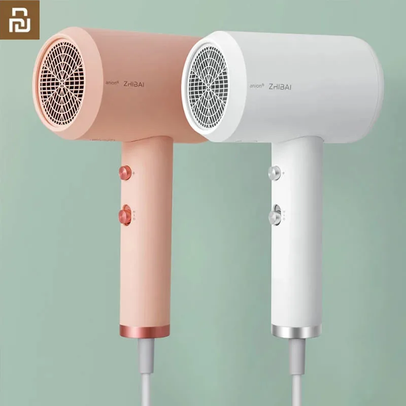 Фен для волос Youpin zhibai 1800 вт мощный фен быстрая защита с магнитной головкой дома и