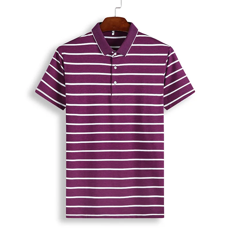 

2020 Fat Man Plus Fat plus Size Men Short Sleeve Lapel T Shirt Fat T-shirt Extra Large Top