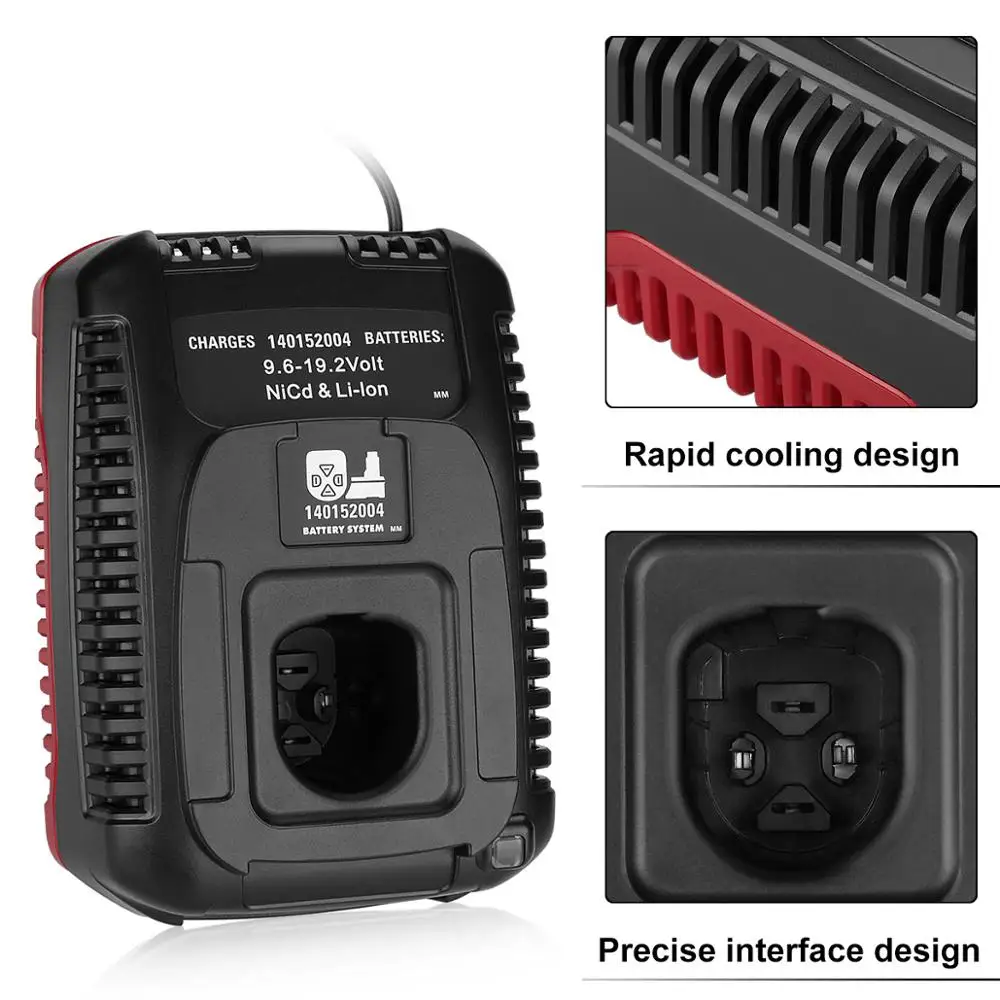 9.6V-19.2V 2A Smart Battery Charger Adapter for Craftsman Ni-CD/Li-ion Batteries 11375 11376 130279005 315.PP2011 Charger